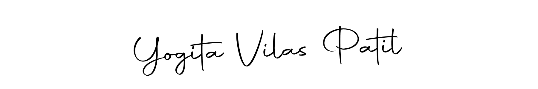 How to make Yogita Vilas Patil name signature. Use Autography-DOLnW style for creating short signs online. This is the latest handwritten sign. Yogita Vilas Patil signature style 10 images and pictures png