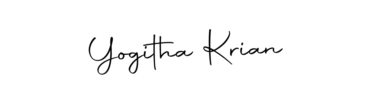 Autography-DOLnW is a professional signature style that is perfect for those who want to add a touch of class to their signature. It is also a great choice for those who want to make their signature more unique. Get Yogitha Krian name to fancy signature for free. Yogitha Krian signature style 10 images and pictures png