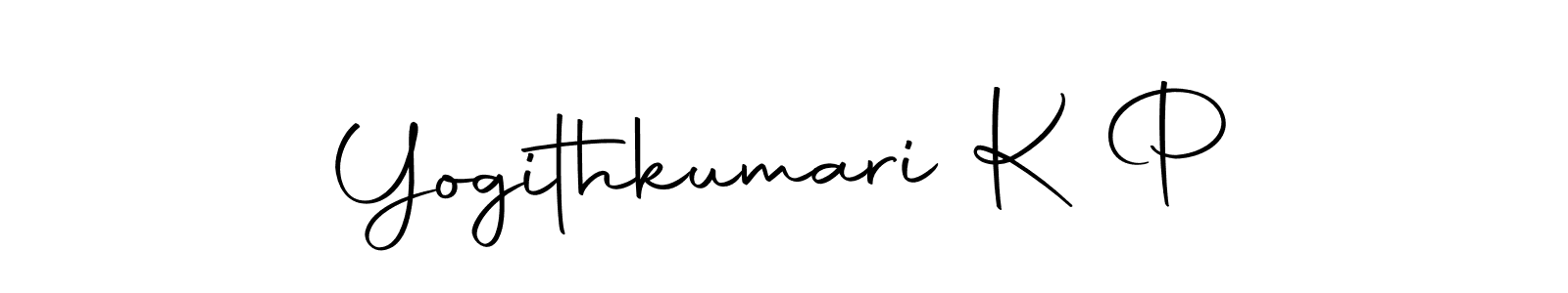 How to make Yogithkumari K P signature? Autography-DOLnW is a professional autograph style. Create handwritten signature for Yogithkumari K P name. Yogithkumari K P signature style 10 images and pictures png