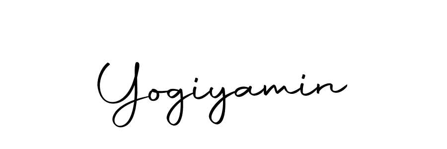 Use a signature maker to create a handwritten signature online. With this signature software, you can design (Autography-DOLnW) your own signature for name Yogiyamin. Yogiyamin signature style 10 images and pictures png