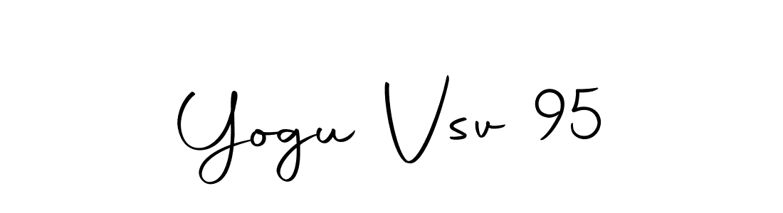 How to make Yogu Vsv 95 name signature. Use Autography-DOLnW style for creating short signs online. This is the latest handwritten sign. Yogu Vsv 95 signature style 10 images and pictures png