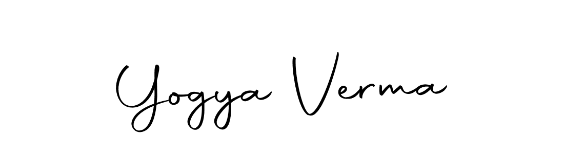 Make a short Yogya Verma signature style. Manage your documents anywhere anytime using Autography-DOLnW. Create and add eSignatures, submit forms, share and send files easily. Yogya Verma signature style 10 images and pictures png