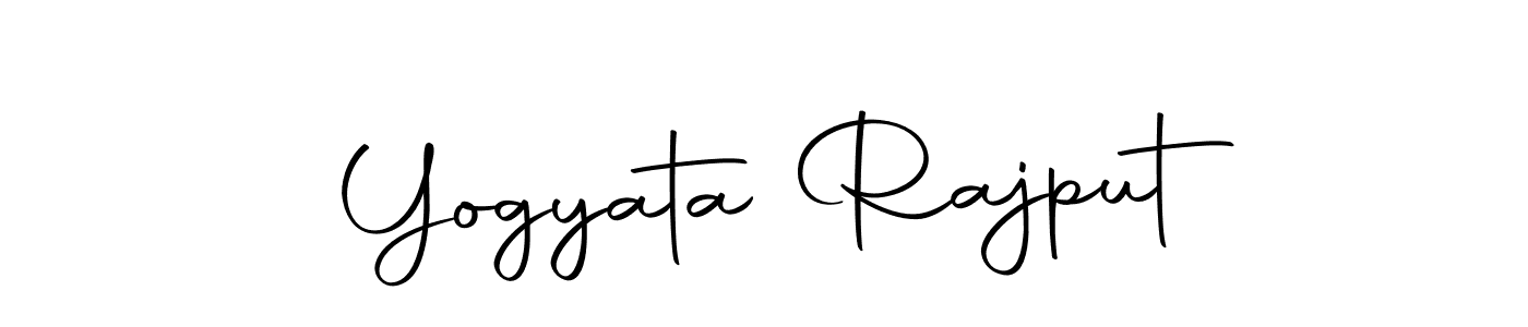 How to make Yogyata Rajput name signature. Use Autography-DOLnW style for creating short signs online. This is the latest handwritten sign. Yogyata Rajput signature style 10 images and pictures png