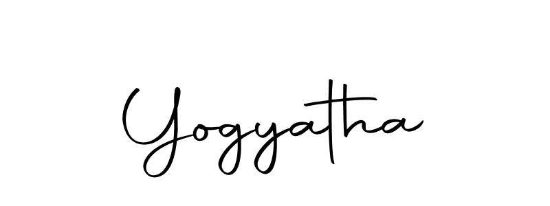 Yogyatha stylish signature style. Best Handwritten Sign (Autography-DOLnW) for my name. Handwritten Signature Collection Ideas for my name Yogyatha. Yogyatha signature style 10 images and pictures png