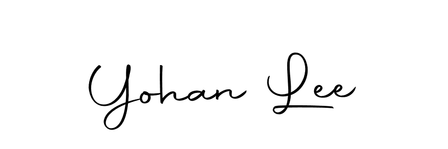 Design your own signature with our free online signature maker. With this signature software, you can create a handwritten (Autography-DOLnW) signature for name Yohan Lee. Yohan Lee signature style 10 images and pictures png