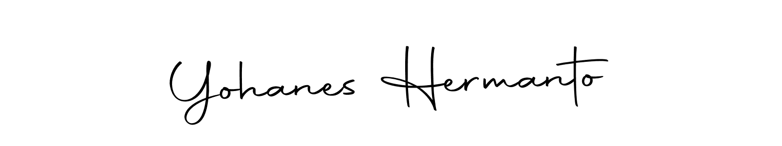 Make a beautiful signature design for name Yohanes Hermanto. With this signature (Autography-DOLnW) style, you can create a handwritten signature for free. Yohanes Hermanto signature style 10 images and pictures png