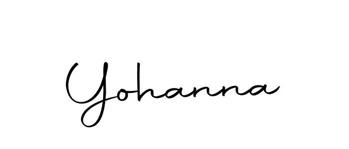 Design your own signature with our free online signature maker. With this signature software, you can create a handwritten (Autography-DOLnW) signature for name Yohanna. Yohanna signature style 10 images and pictures png