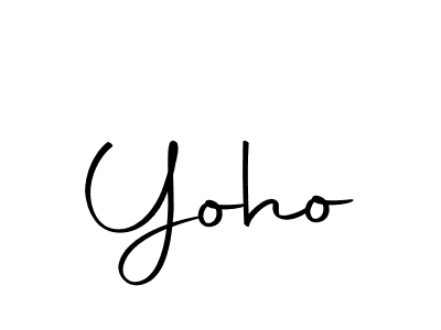 How to make Yoho signature? Autography-DOLnW is a professional autograph style. Create handwritten signature for Yoho name. Yoho signature style 10 images and pictures png