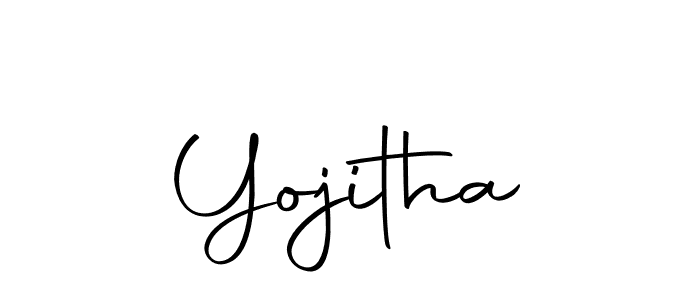 How to make Yojitha signature? Autography-DOLnW is a professional autograph style. Create handwritten signature for Yojitha name. Yojitha signature style 10 images and pictures png