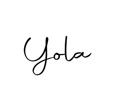 Yola stylish signature style. Best Handwritten Sign (Autography-DOLnW) for my name. Handwritten Signature Collection Ideas for my name Yola. Yola signature style 10 images and pictures png