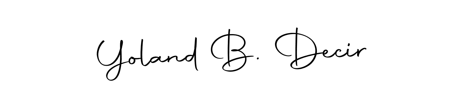 How to Draw Yoland B. Decir signature style? Autography-DOLnW is a latest design signature styles for name Yoland B. Decir. Yoland B. Decir signature style 10 images and pictures png