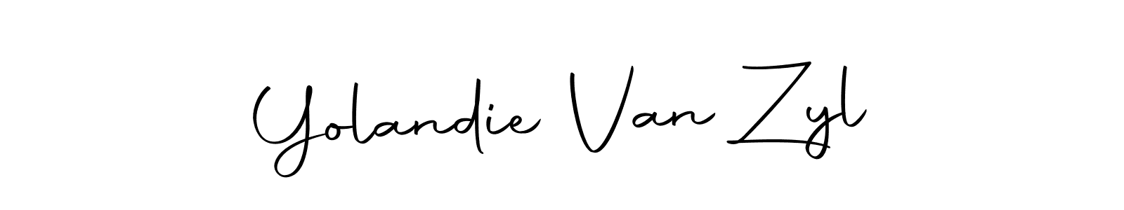 It looks lik you need a new signature style for name Yolandie Van Zyl. Design unique handwritten (Autography-DOLnW) signature with our free signature maker in just a few clicks. Yolandie Van Zyl signature style 10 images and pictures png