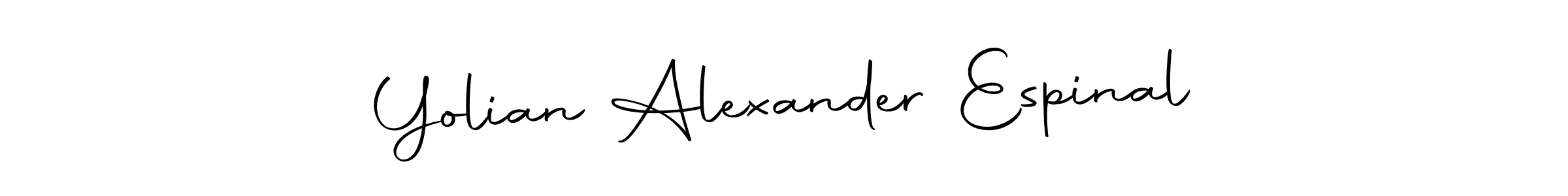 Once you've used our free online signature maker to create your best signature Autography-DOLnW style, it's time to enjoy all of the benefits that Yolian Alexander Espinal name signing documents. Yolian Alexander Espinal signature style 10 images and pictures png