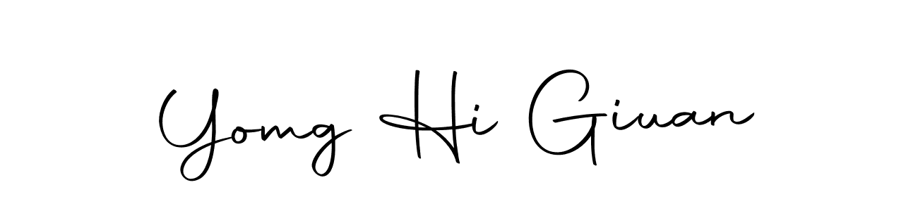 Also we have Yomg Hi Giuan name is the best signature style. Create professional handwritten signature collection using Autography-DOLnW autograph style. Yomg Hi Giuan signature style 10 images and pictures png