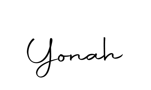 How to make Yonah signature? Autography-DOLnW is a professional autograph style. Create handwritten signature for Yonah name. Yonah signature style 10 images and pictures png