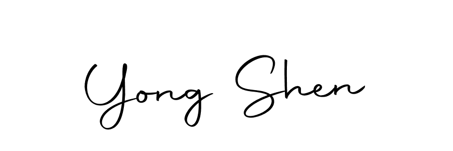The best way (Autography-DOLnW) to make a short signature is to pick only two or three words in your name. The name Yong Shen include a total of six letters. For converting this name. Yong Shen signature style 10 images and pictures png
