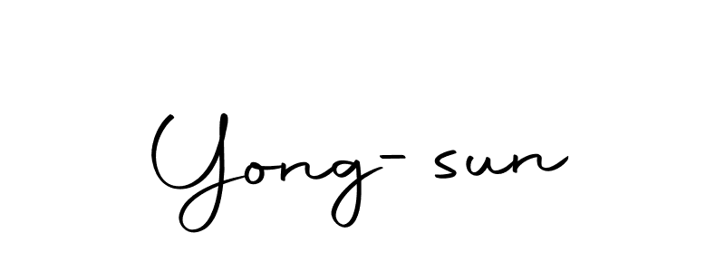 Check out images of Autograph of Yong-sun name. Actor Yong-sun Signature Style. Autography-DOLnW is a professional sign style online. Yong-sun signature style 10 images and pictures png