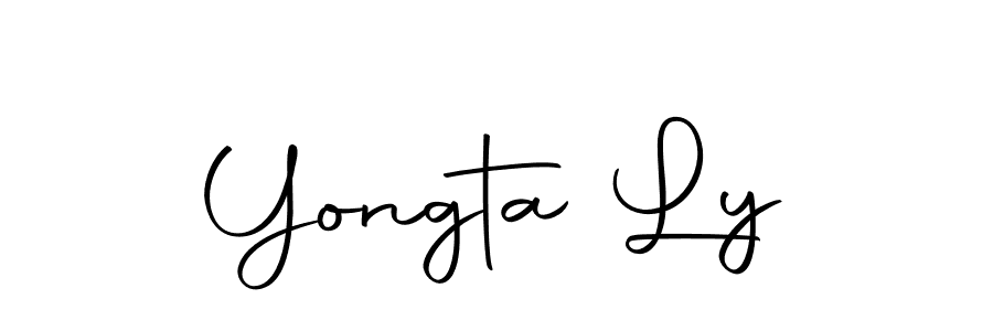 Create a beautiful signature design for name Yongta Ly. With this signature (Autography-DOLnW) fonts, you can make a handwritten signature for free. Yongta Ly signature style 10 images and pictures png