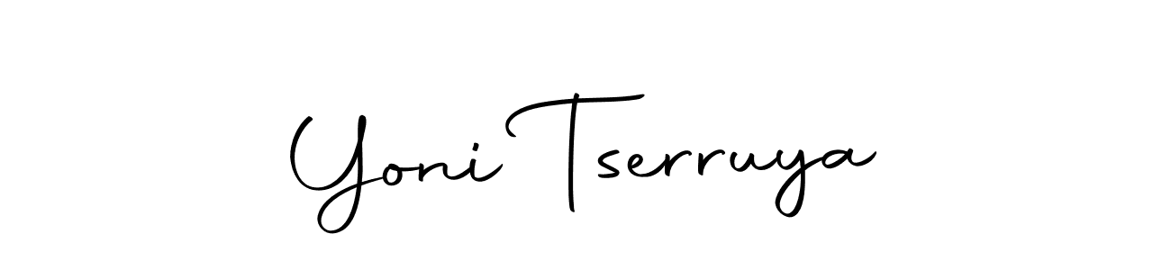 Make a beautiful signature design for name Yoni Tserruya. Use this online signature maker to create a handwritten signature for free. Yoni Tserruya signature style 10 images and pictures png