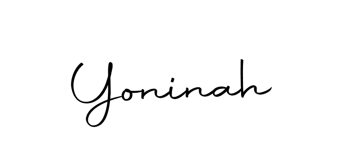 How to make Yoninah name signature. Use Autography-DOLnW style for creating short signs online. This is the latest handwritten sign. Yoninah signature style 10 images and pictures png