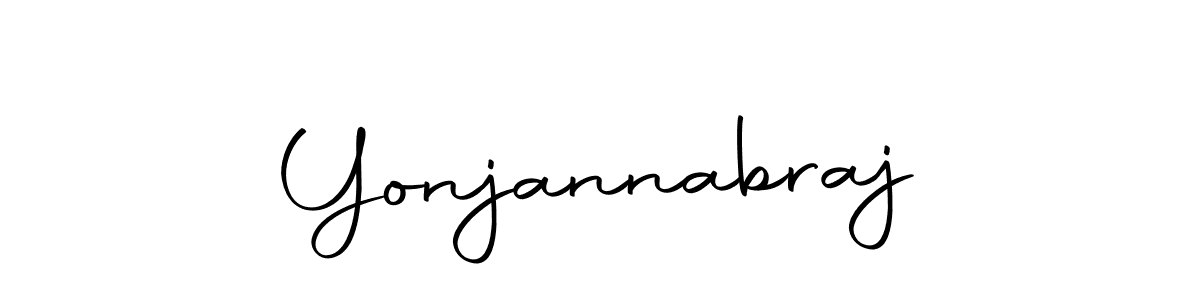 Similarly Autography-DOLnW is the best handwritten signature design. Signature creator online .You can use it as an online autograph creator for name Yonjannabraj. Yonjannabraj signature style 10 images and pictures png