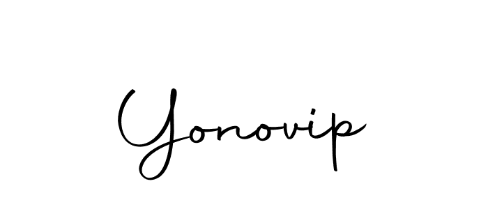 Design your own signature with our free online signature maker. With this signature software, you can create a handwritten (Autography-DOLnW) signature for name Yonovip. Yonovip signature style 10 images and pictures png