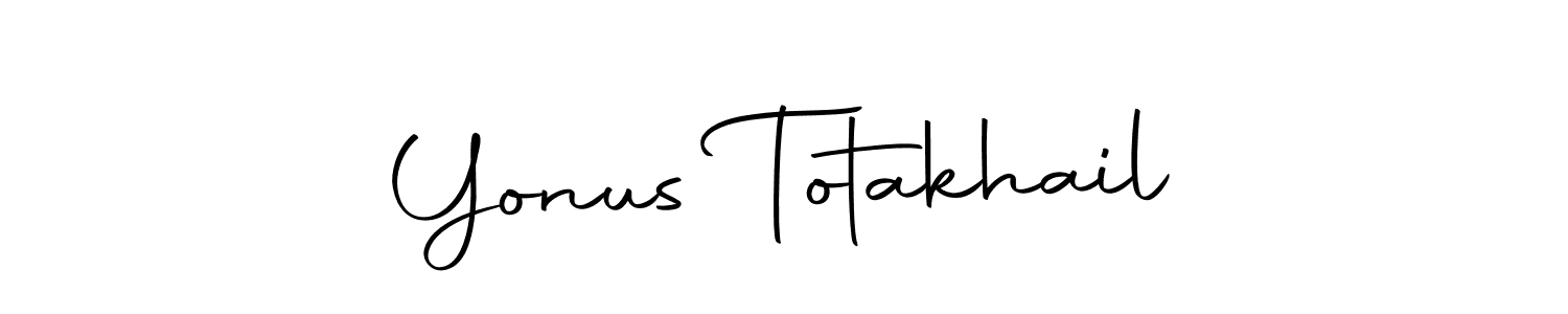 How to make Yonus Totakhail signature? Autography-DOLnW is a professional autograph style. Create handwritten signature for Yonus Totakhail name. Yonus Totakhail signature style 10 images and pictures png