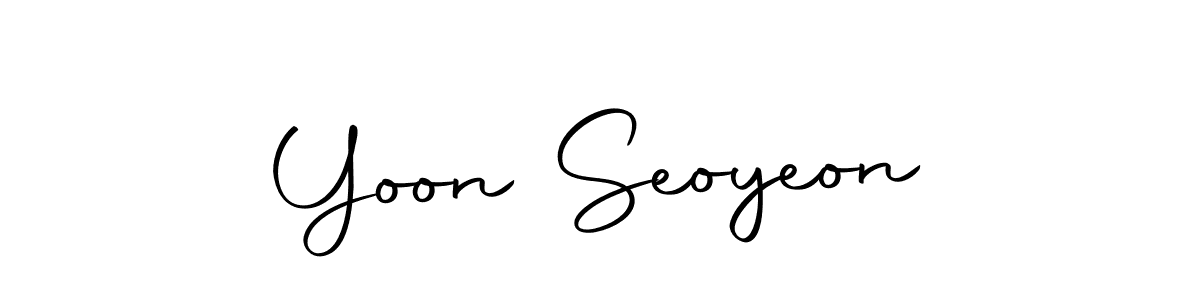 Similarly Autography-DOLnW is the best handwritten signature design. Signature creator online .You can use it as an online autograph creator for name Yoon Seoyeon. Yoon Seoyeon signature style 10 images and pictures png