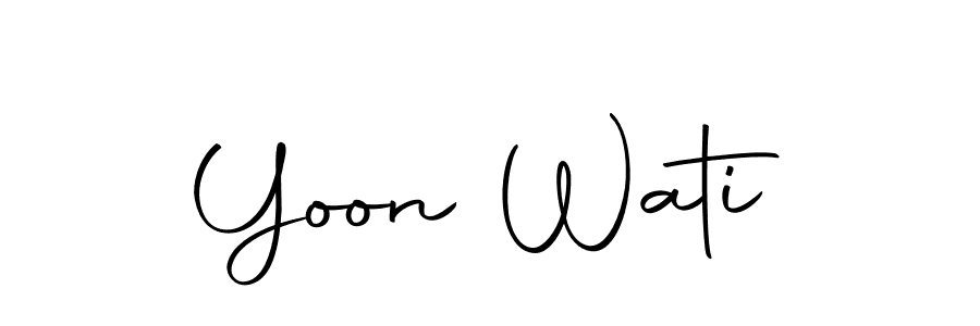 Also You can easily find your signature by using the search form. We will create Yoon Wati name handwritten signature images for you free of cost using Autography-DOLnW sign style. Yoon Wati signature style 10 images and pictures png