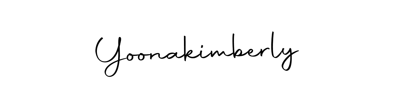 Make a beautiful signature design for name Yoonakimberly. With this signature (Autography-DOLnW) style, you can create a handwritten signature for free. Yoonakimberly signature style 10 images and pictures png