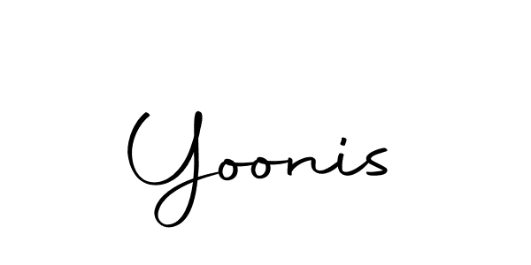 if you are searching for the best signature style for your name Yoonis. so please give up your signature search. here we have designed multiple signature styles  using Autography-DOLnW. Yoonis signature style 10 images and pictures png
