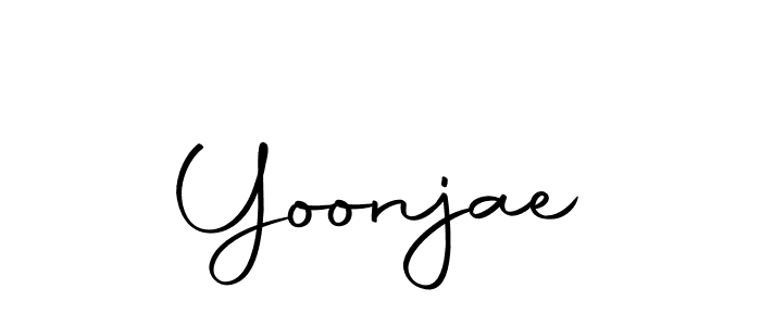 Design your own signature with our free online signature maker. With this signature software, you can create a handwritten (Autography-DOLnW) signature for name Yoonjae. Yoonjae signature style 10 images and pictures png