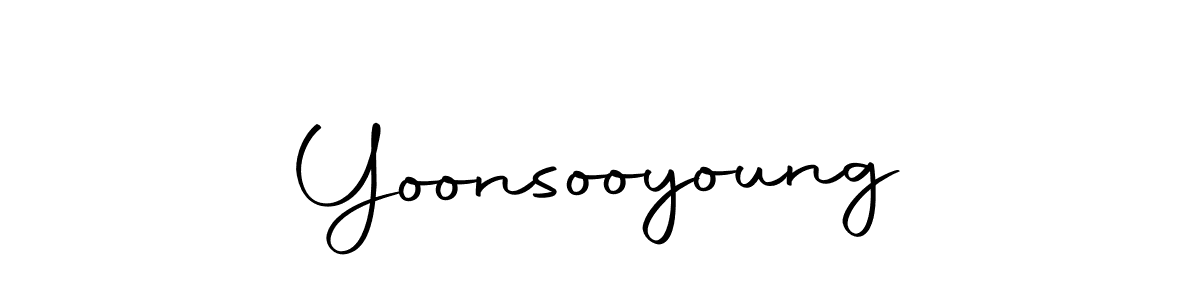 Also we have Yoonsooyoung name is the best signature style. Create professional handwritten signature collection using Autography-DOLnW autograph style. Yoonsooyoung signature style 10 images and pictures png