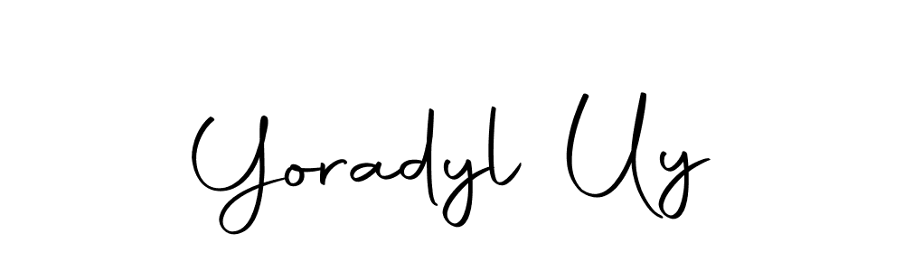 Use a signature maker to create a handwritten signature online. With this signature software, you can design (Autography-DOLnW) your own signature for name Yoradyl Uy. Yoradyl Uy signature style 10 images and pictures png