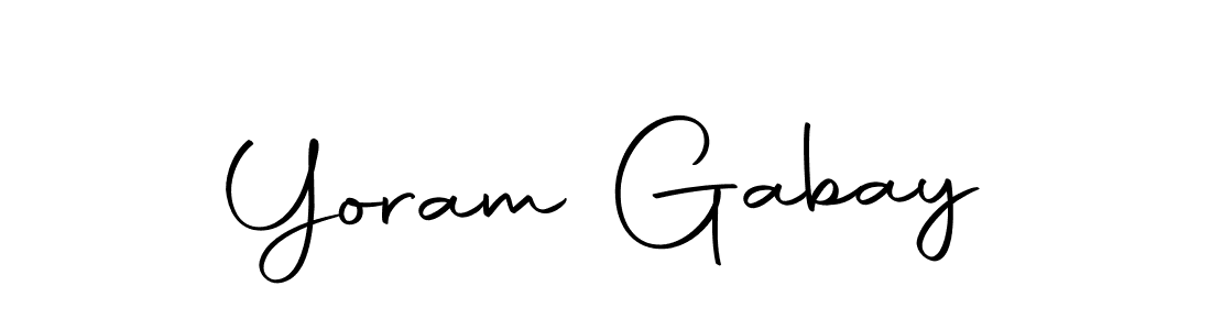 You should practise on your own different ways (Autography-DOLnW) to write your name (Yoram Gabay) in signature. don't let someone else do it for you. Yoram Gabay signature style 10 images and pictures png