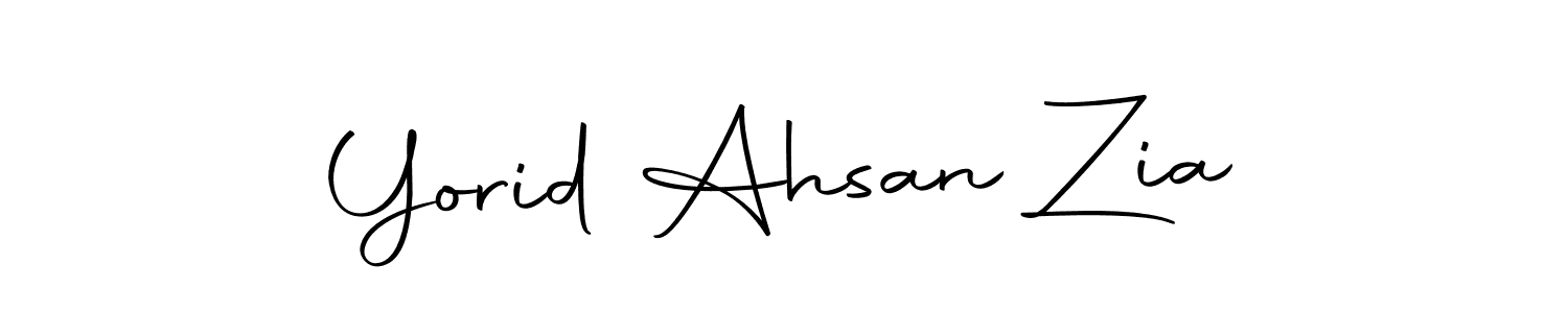 Autography-DOLnW is a professional signature style that is perfect for those who want to add a touch of class to their signature. It is also a great choice for those who want to make their signature more unique. Get Yorid Ahsan Zia name to fancy signature for free. Yorid Ahsan Zia signature style 10 images and pictures png