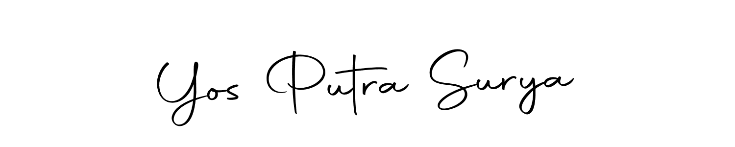 Autography-DOLnW is a professional signature style that is perfect for those who want to add a touch of class to their signature. It is also a great choice for those who want to make their signature more unique. Get Yos Putra Surya name to fancy signature for free. Yos Putra Surya signature style 10 images and pictures png