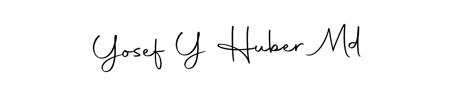 This is the best signature style for the Yosef Y Huber Md name. Also you like these signature font (Autography-DOLnW). Mix name signature. Yosef Y Huber Md signature style 10 images and pictures png