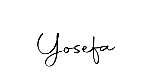 Create a beautiful signature design for name Yosefa. With this signature (Autography-DOLnW) fonts, you can make a handwritten signature for free. Yosefa signature style 10 images and pictures png