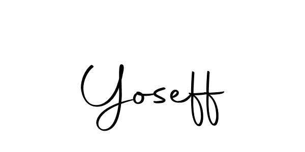 Use a signature maker to create a handwritten signature online. With this signature software, you can design (Autography-DOLnW) your own signature for name Yoseff. Yoseff signature style 10 images and pictures png