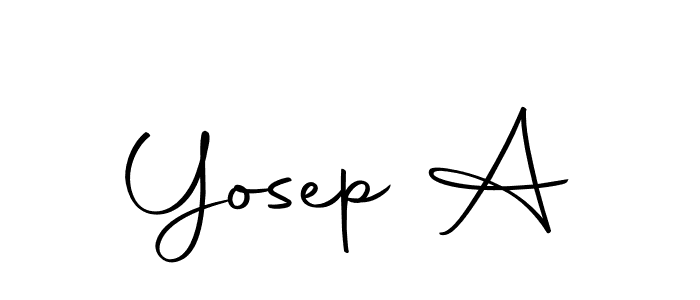 How to Draw Yosep A signature style? Autography-DOLnW is a latest design signature styles for name Yosep A. Yosep A signature style 10 images and pictures png