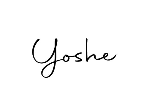How to make Yoshe signature? Autography-DOLnW is a professional autograph style. Create handwritten signature for Yoshe name. Yoshe signature style 10 images and pictures png