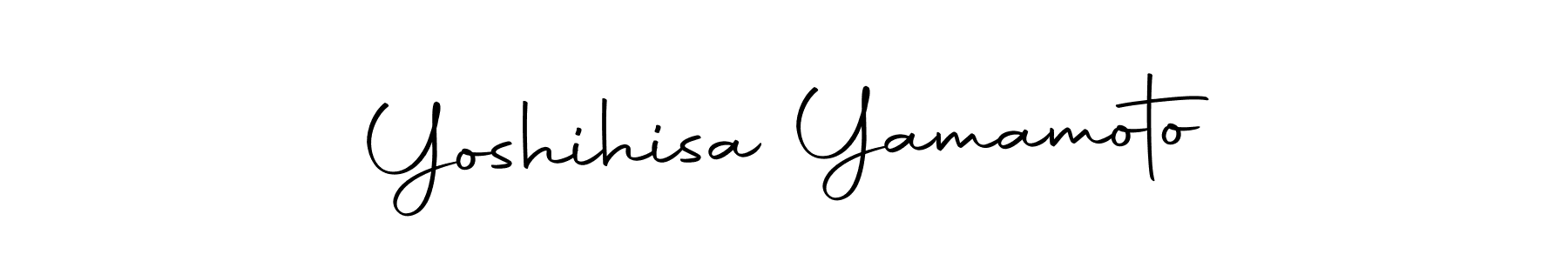 Design your own signature with our free online signature maker. With this signature software, you can create a handwritten (Autography-DOLnW) signature for name Yoshihisa Yamamoto. Yoshihisa Yamamoto signature style 10 images and pictures png