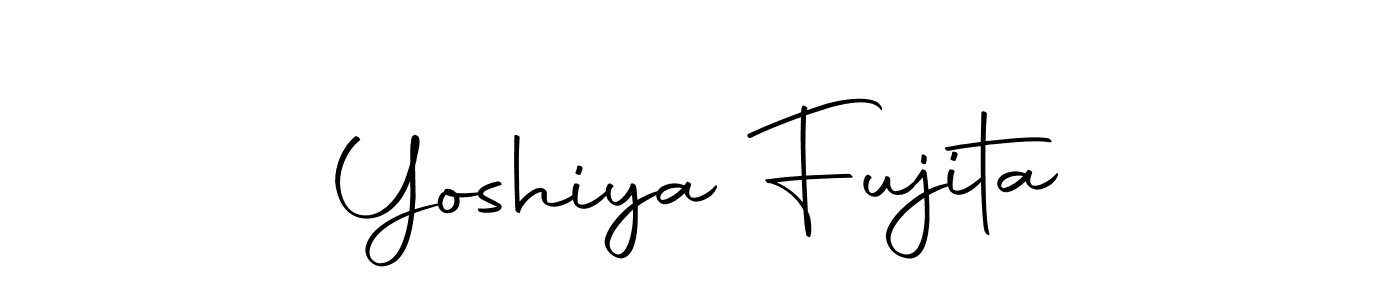 The best way (Autography-DOLnW) to make a short signature is to pick only two or three words in your name. The name Yoshiya Fujita include a total of six letters. For converting this name. Yoshiya Fujita signature style 10 images and pictures png