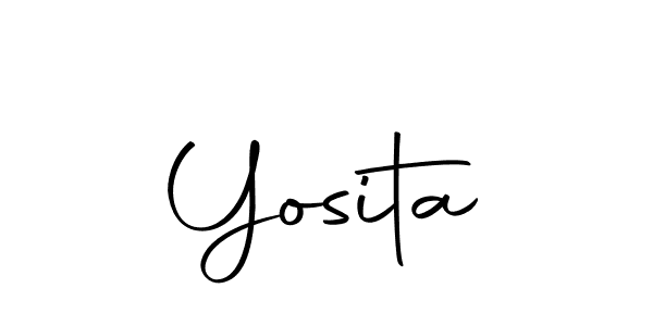 Make a beautiful signature design for name Yosita. Use this online signature maker to create a handwritten signature for free. Yosita signature style 10 images and pictures png