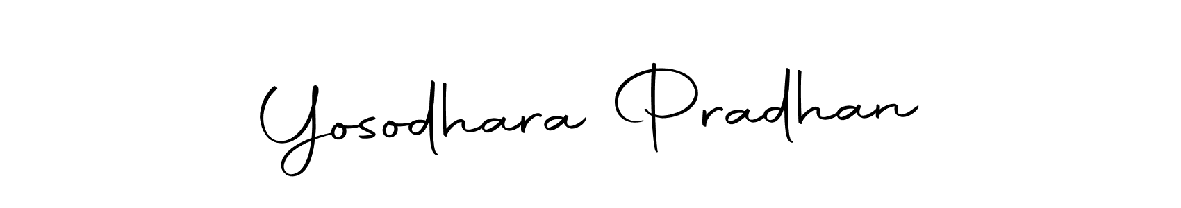 Design your own signature with our free online signature maker. With this signature software, you can create a handwritten (Autography-DOLnW) signature for name Yosodhara Pradhan. Yosodhara Pradhan signature style 10 images and pictures png