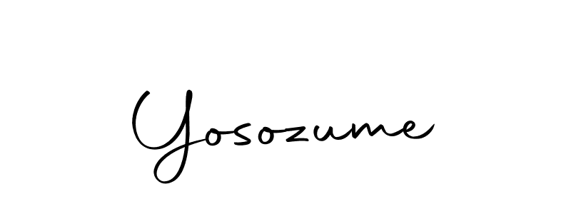 Create a beautiful signature design for name Yosozume. With this signature (Autography-DOLnW) fonts, you can make a handwritten signature for free. Yosozume signature style 10 images and pictures png