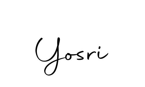 Create a beautiful signature design for name Yosri. With this signature (Autography-DOLnW) fonts, you can make a handwritten signature for free. Yosri signature style 10 images and pictures png