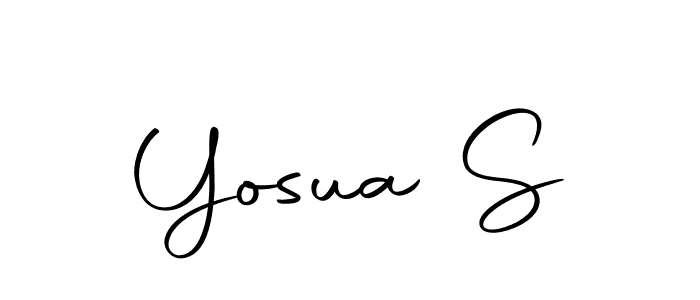 You can use this online signature creator to create a handwritten signature for the name Yosua S. This is the best online autograph maker. Yosua S signature style 10 images and pictures png
