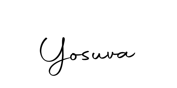 Create a beautiful signature design for name Yosuva. With this signature (Autography-DOLnW) fonts, you can make a handwritten signature for free. Yosuva signature style 10 images and pictures png